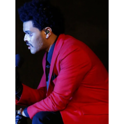 Blinding Lights The Weeknd Red Blazer